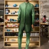 Green Yaara Open Bandi With Matching Kurta Pajama Set