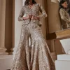 Grey Amor Jacket And Sharara Set