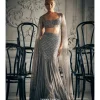 Grey Fishcut Lehenga Set