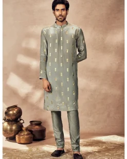 Grey Timber Tribe Kurta Set