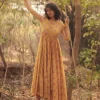 Harlow Yellow Anarkali Set