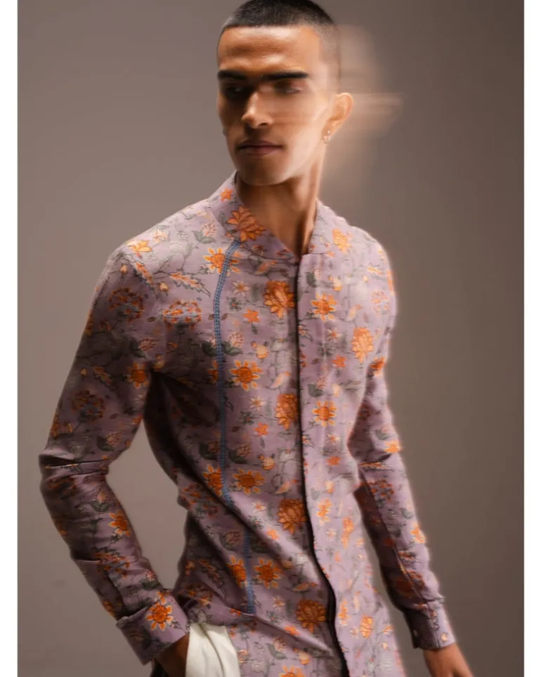 Heather Bemberg Long Kurta Pyjama Set