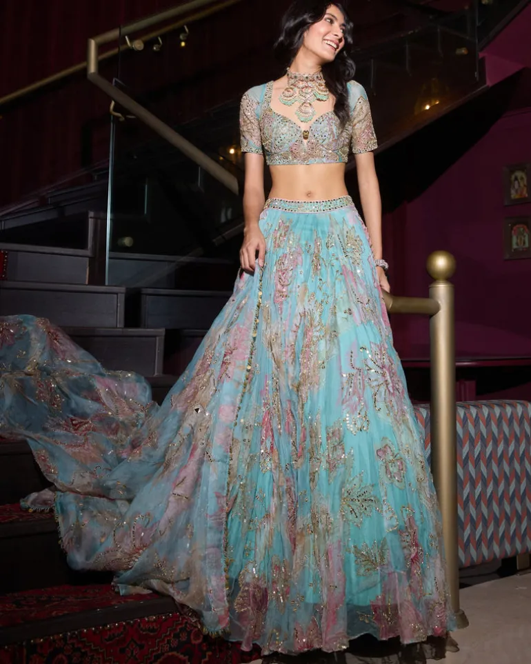 Hena Lehenga Set