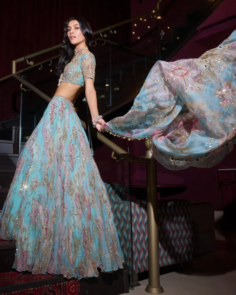 Hena Lehenga Set