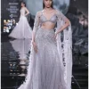 Hestia Shimmer Tulle Crystalline Skirt And Choli Set