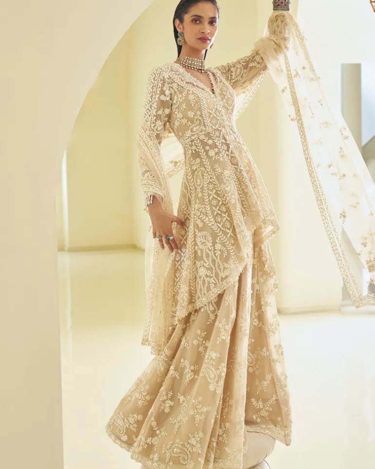 High-Low Dori Sharara Set