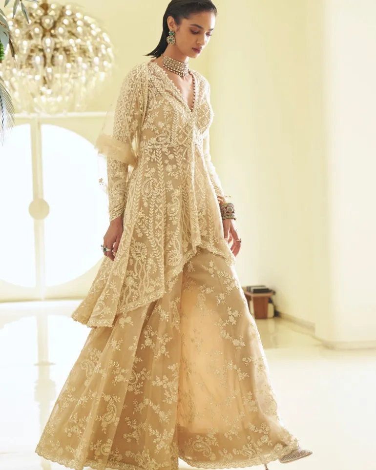 High-Low Dori Sharara Set