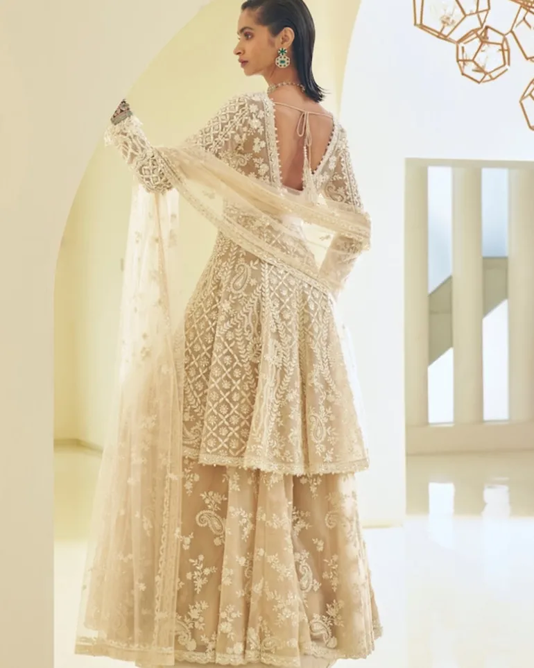 High-Low Dori Sharara Set