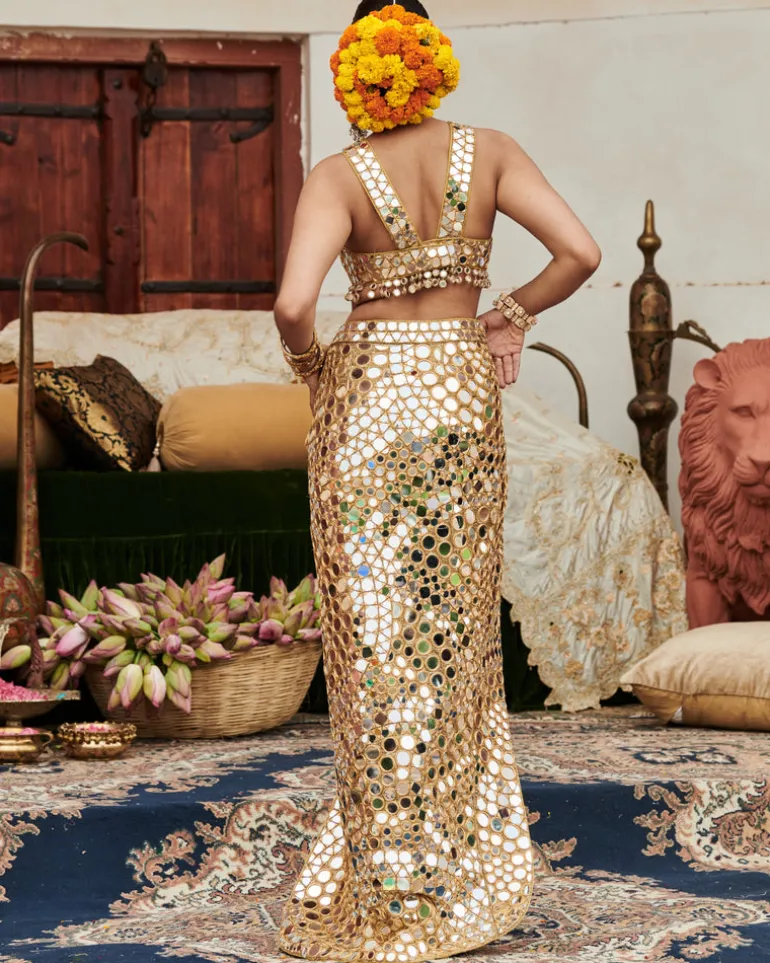 Ibaarat Aayna Skirt Set