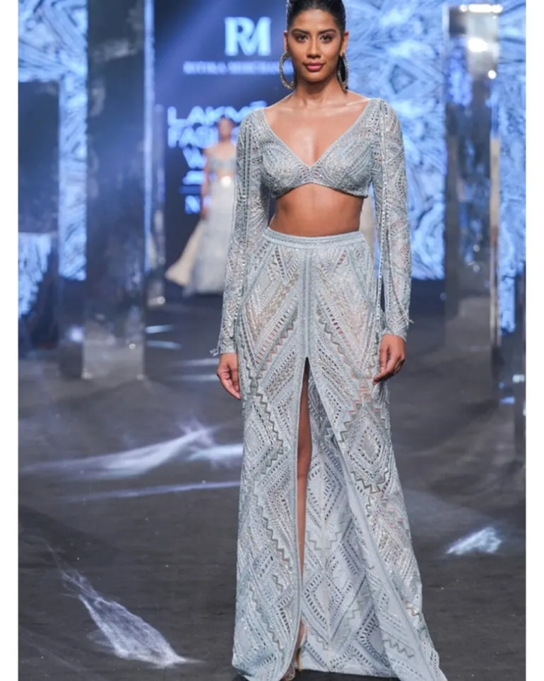 Ice Deep Blue Nina Skirt Set
