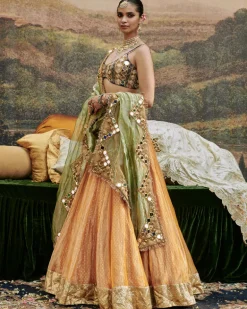 Ina Sheesh Lehenga Set