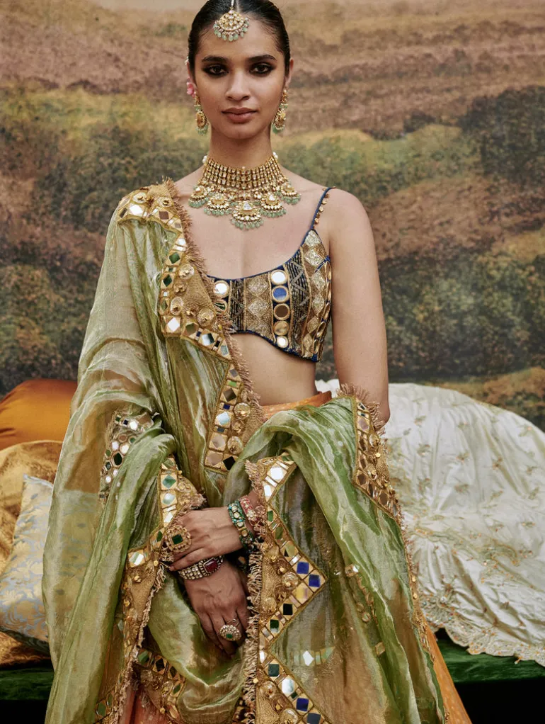 Ina Sheesh Lehenga Set