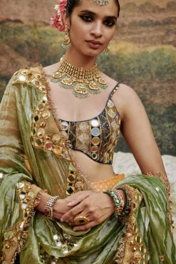 Ina Sheesh Lehenga Set