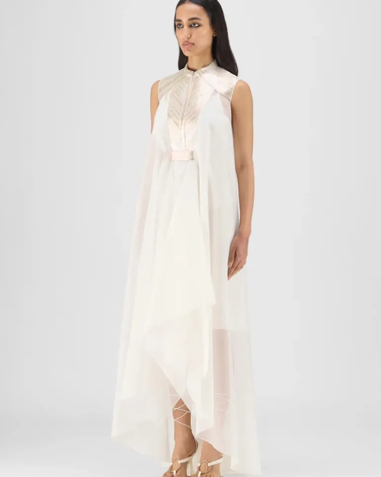 Ivory & Gold Kaftan Set