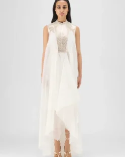 Ivory & Gold Kaftan Set