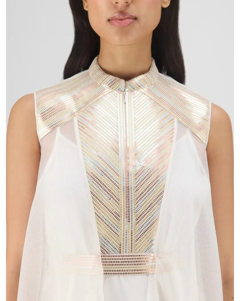 Ivory & Gold Kaftan Set