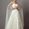 Ivory Bellflower Lehenga Set
