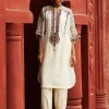 Ivory Breezy Kaftan Kurta Set