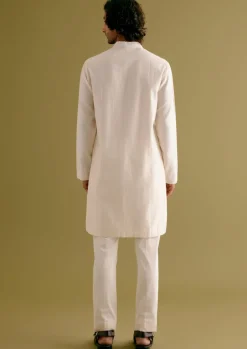 Ivory Dori Embroidered Kurta Set