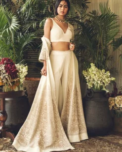 Ivory Dori Jacket Set