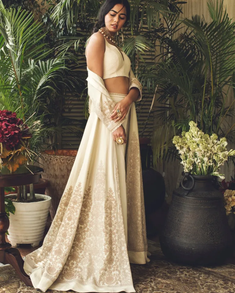 Ivory Dori Jacket Set