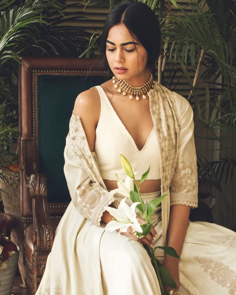 Ivory Dori Jacket Set