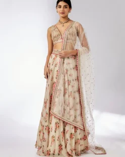 Ivory Esha Lehenga Set