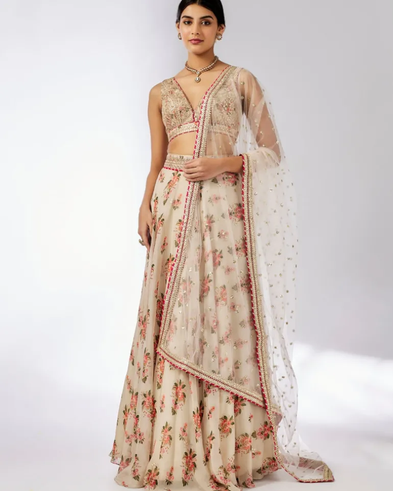 Ivory Esha Lehenga Set