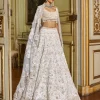 Ivory Gold Three-Dimensional Lehenga Set