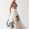 Ivory Hand Painted Lehenga Set