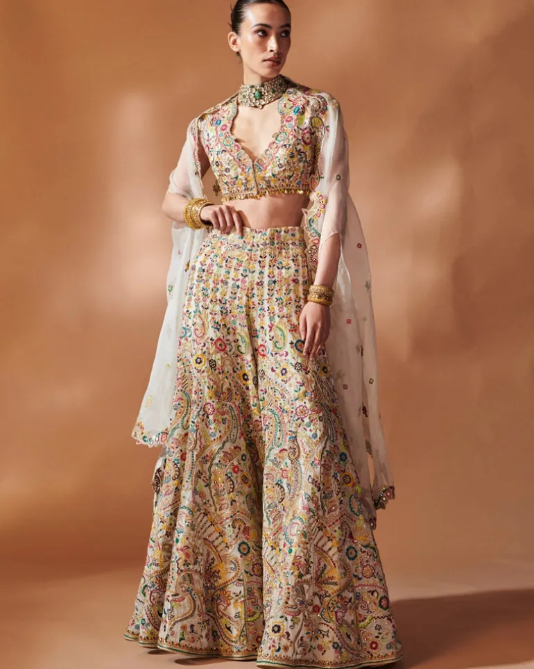 Ivory High Waist Sharara