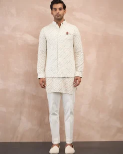 Ivory Nerds Kora Nehru Jacket Set