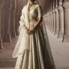 Ivory Panel Lehenga