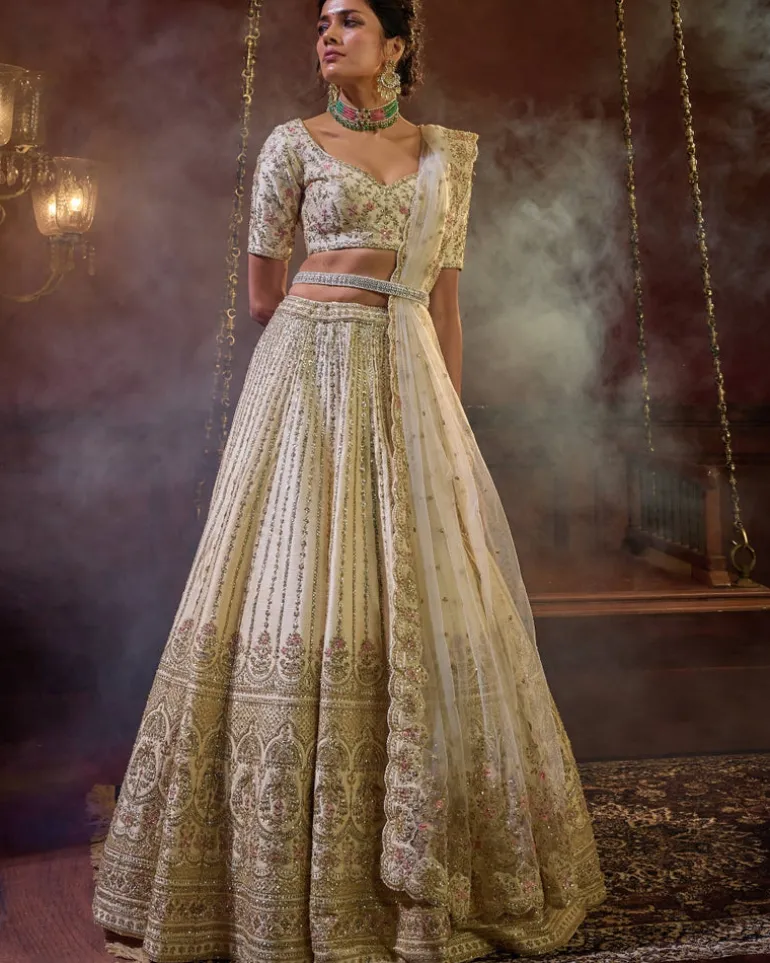 Ivory Shehnai Lehenga Set