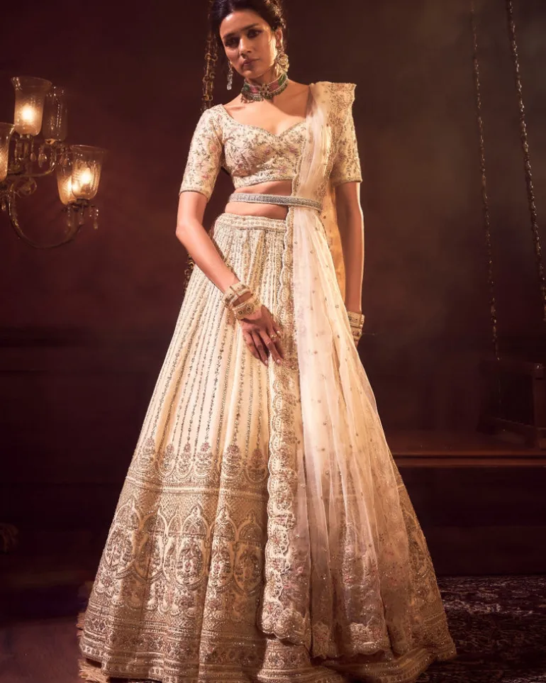Ivory Shehnai Lehenga Set
