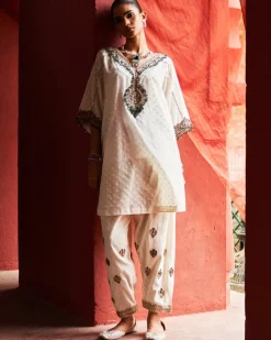 Ivory Short Kurta Set