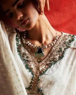 Ivory Short Kurta Set