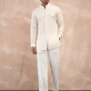 Ivory Vertical Aari Flb Kurta Shirt Set