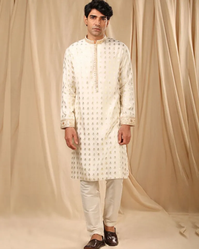 Ivory Wallflower Kurta Set