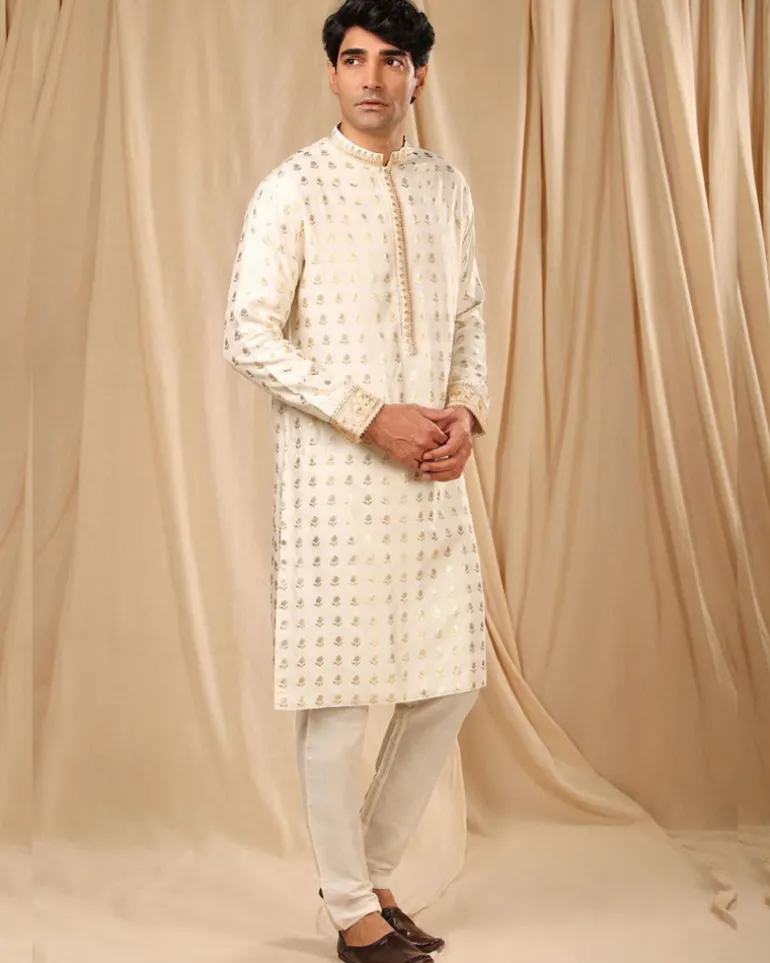 Ivory Wallflower Kurta Set