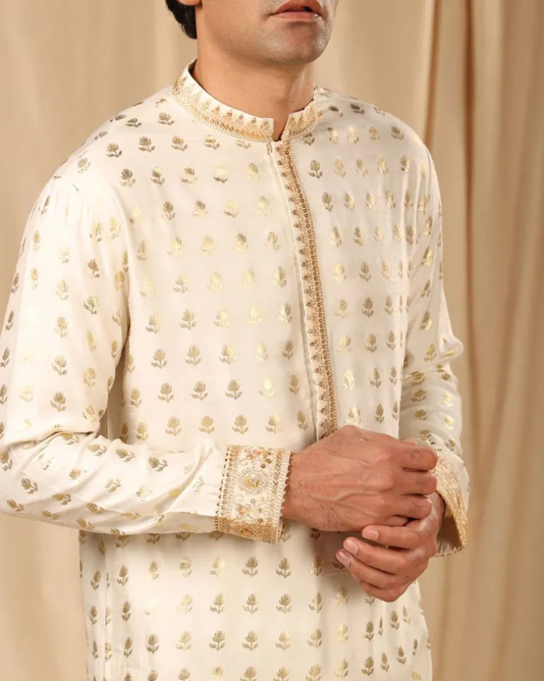 Ivory Wallflower Kurta Set