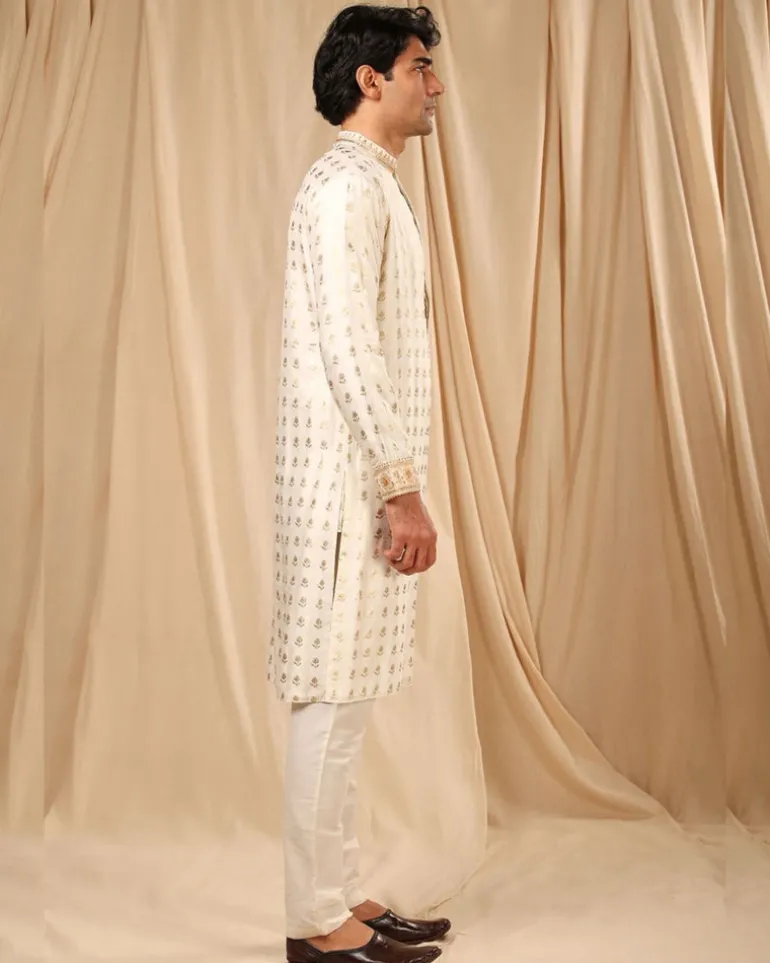 Ivory Wallflower Kurta Set
