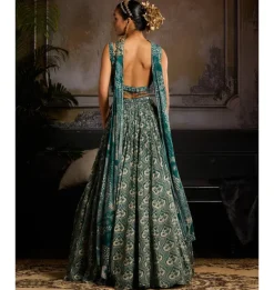 Jade Blossom Lehenga Set