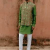Jade Green Printed Kurta Set
