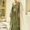 Jade Green Venetian Cape Set
