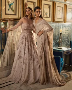 Jahaan Chiffon Sari Set