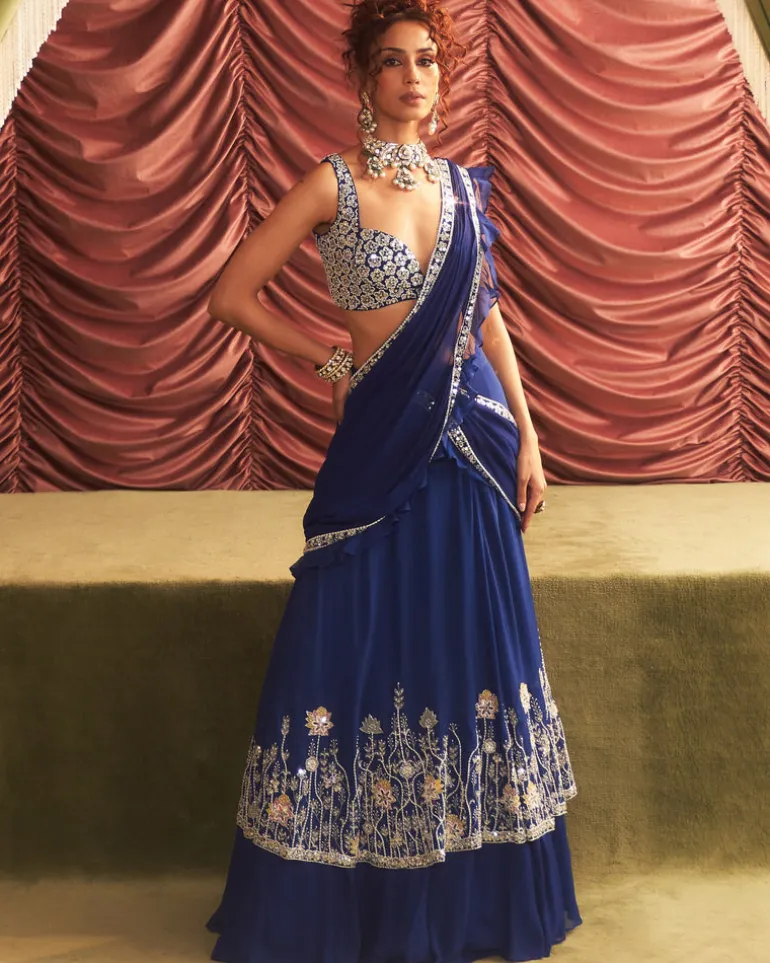 Jalebi Bai Concept Sari Set