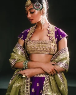 Jamun Fizz Lehenga Set
