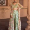 Jasmine Crop Top And Cape Set