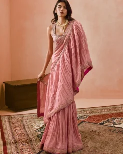 Johari Draped Sari Set